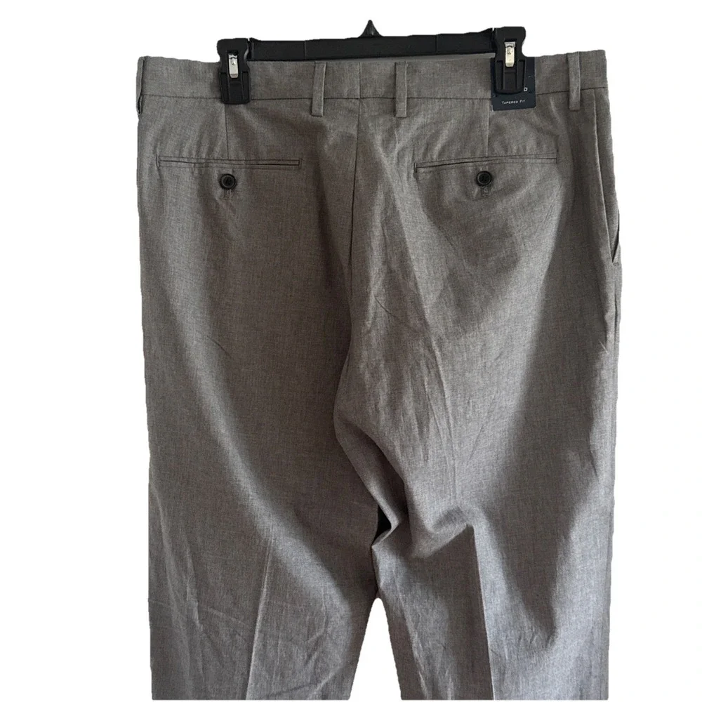 J. Crew Tapered Fit Bedford Chino‎ Pants Men Size 34x34 Gray Cotton Flat Front